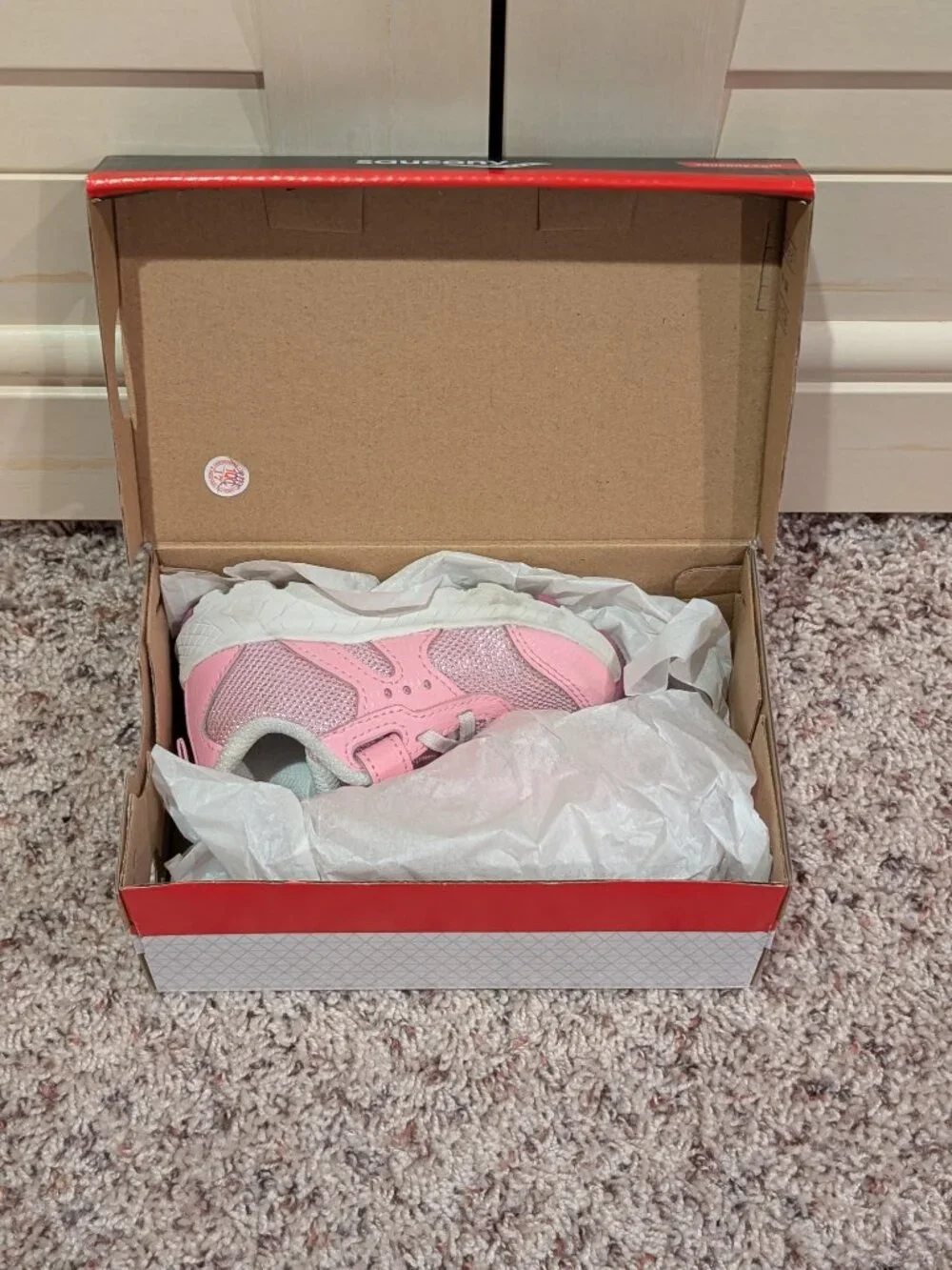 Saucony Ride Jr (Toddler/Little Kid) 6M Pink
